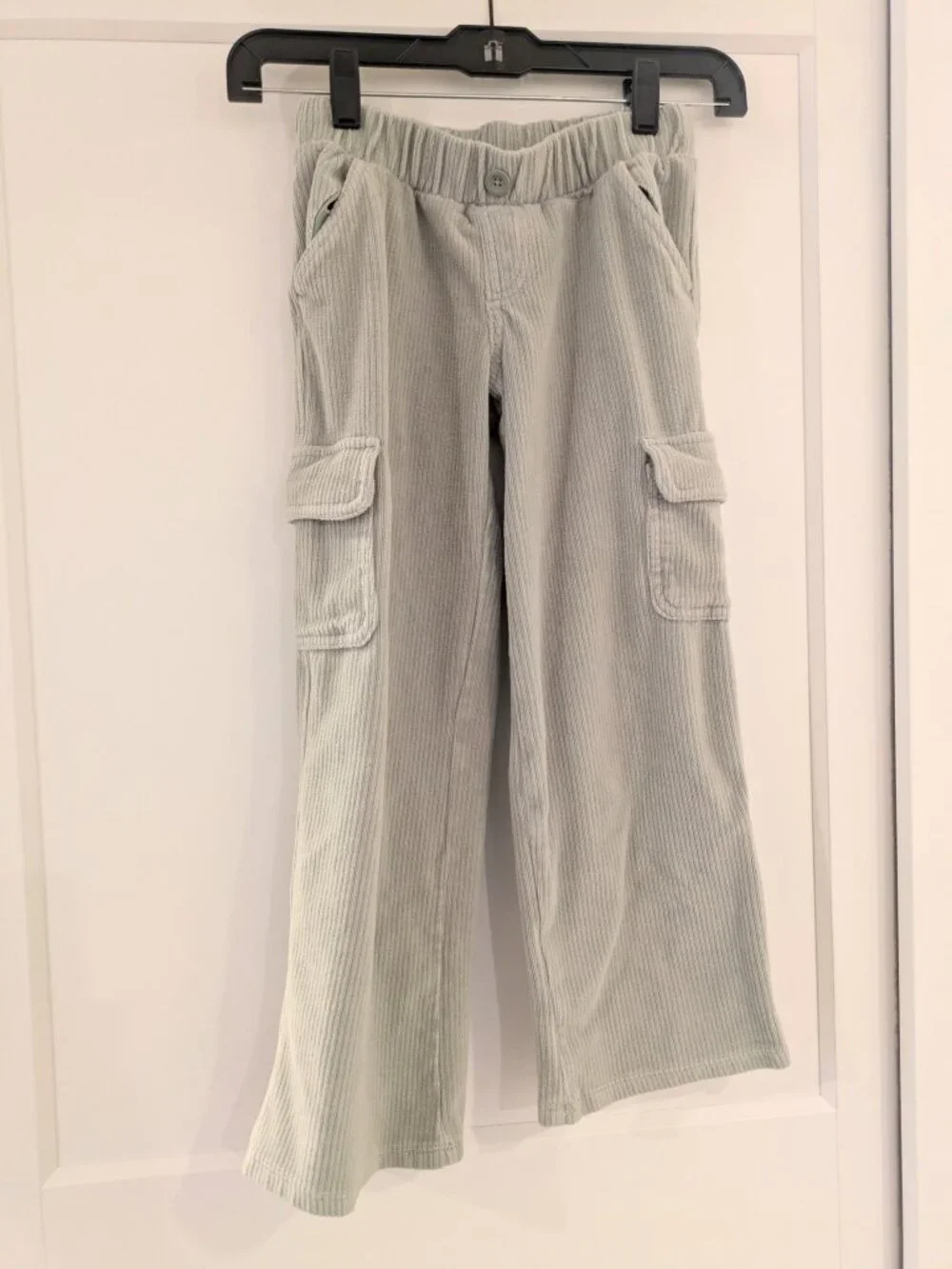 Cat & Jack Girls Light Green Stretchy Cargo Pants - Size 6/7
